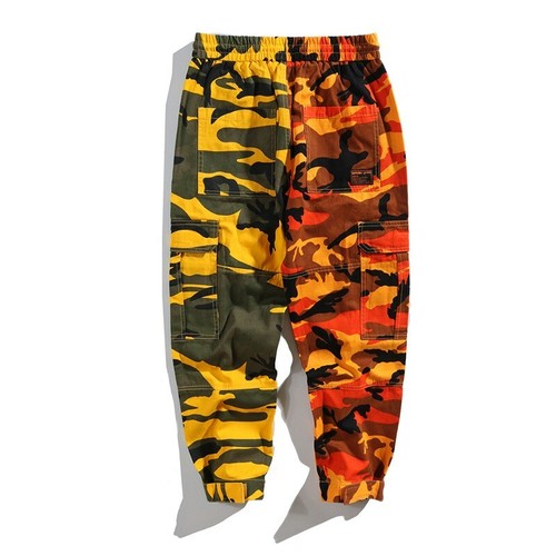 multicolor camo pants